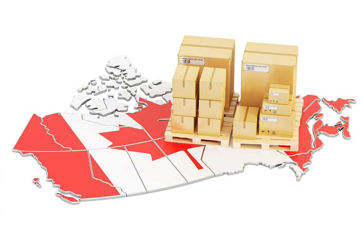 canada shipping hero illustration